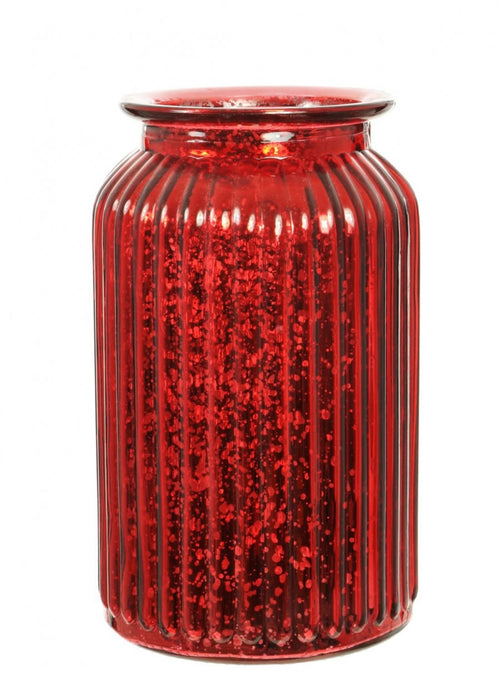 Metallic Rib Jar (18.5cm)