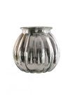 Round Ribbed Bubble Vase (Height 14cm)