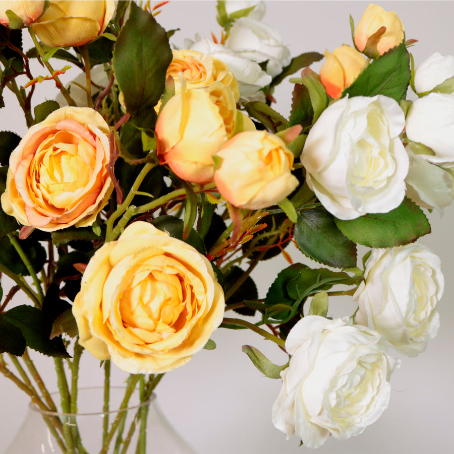 Ruffled Alora Rose Spray