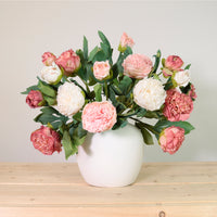 Dried Touch Ruffled Peony