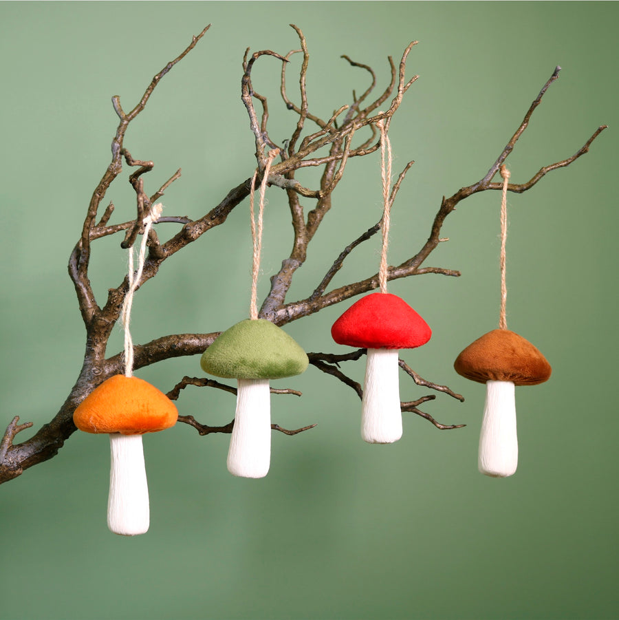 Velvet Hanging Toadstool Mushroom