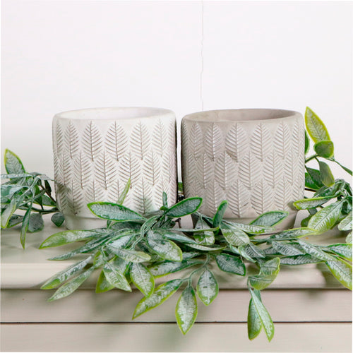 Herbage Clay Pot (Height 10cm)