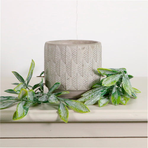 Herbage Clay Pot (Height 10cm)