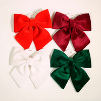 Velvet Hanging Bow Medium