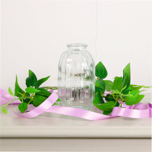 Lined Bottle Vase (13cm)