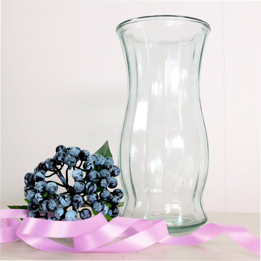Lined Tulip Vase (25cm)