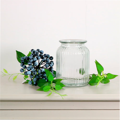 Ribbed Jar