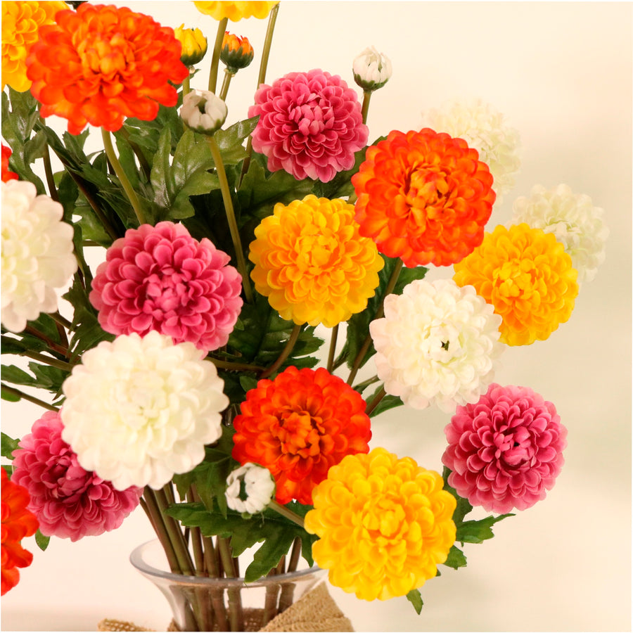 Ruffled Chrysanthemum Spray