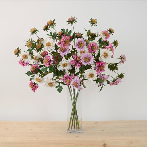 Ruffled Scabiosa Spray