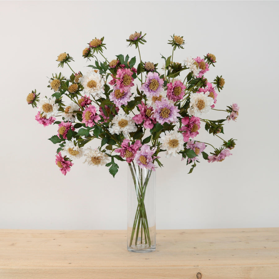 Ruffled Scabiosa Spray