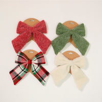 Festive Fleece Bow (Small)