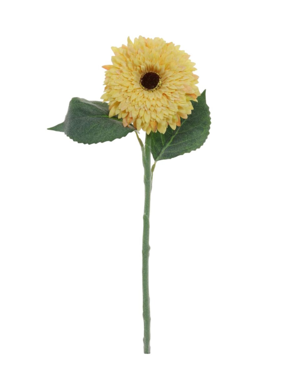 Dried Touch Flocked Gerbera