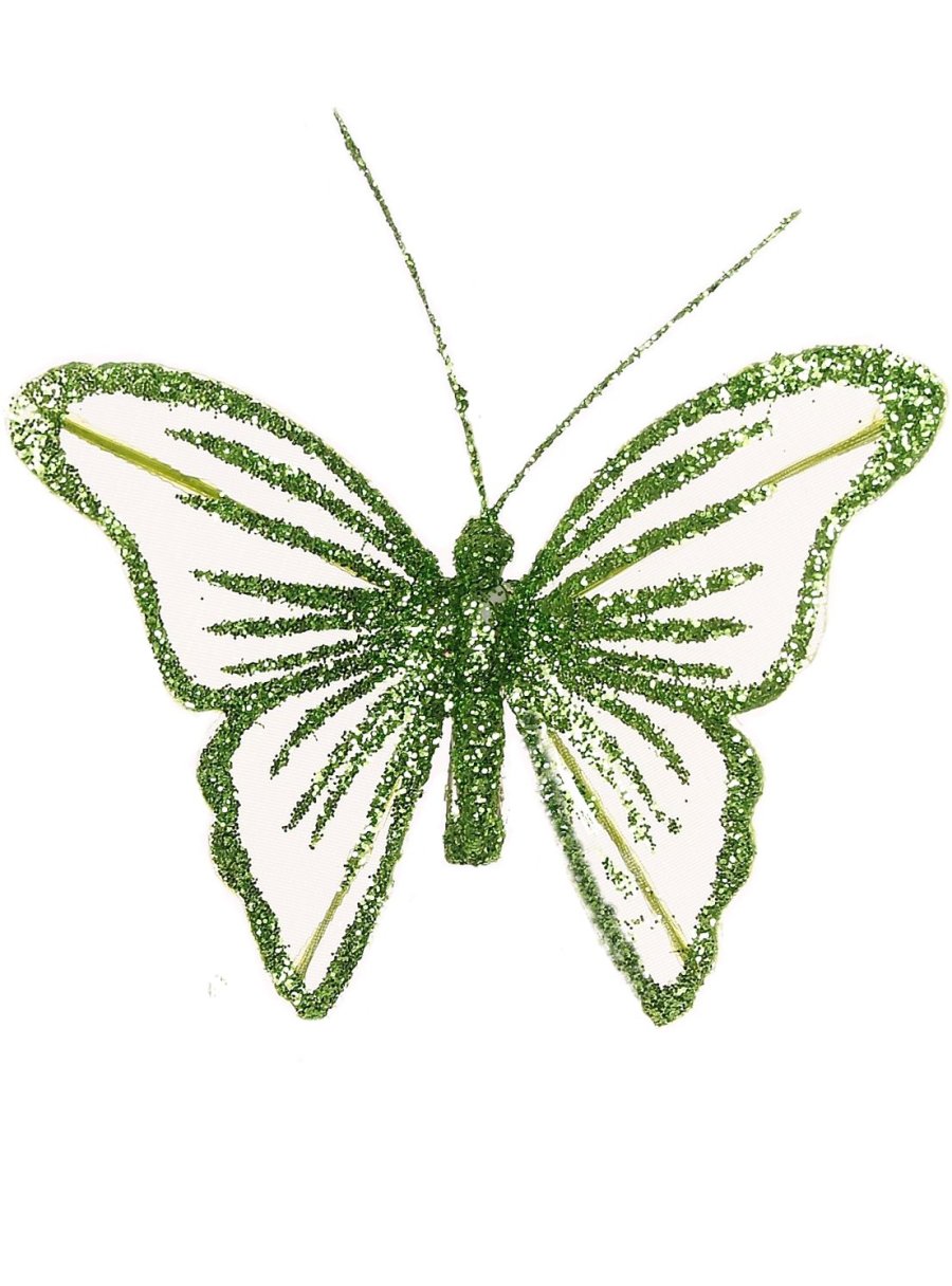 Fairy Glittered Butterflies <br/>(6 Butterflies Per Tray)