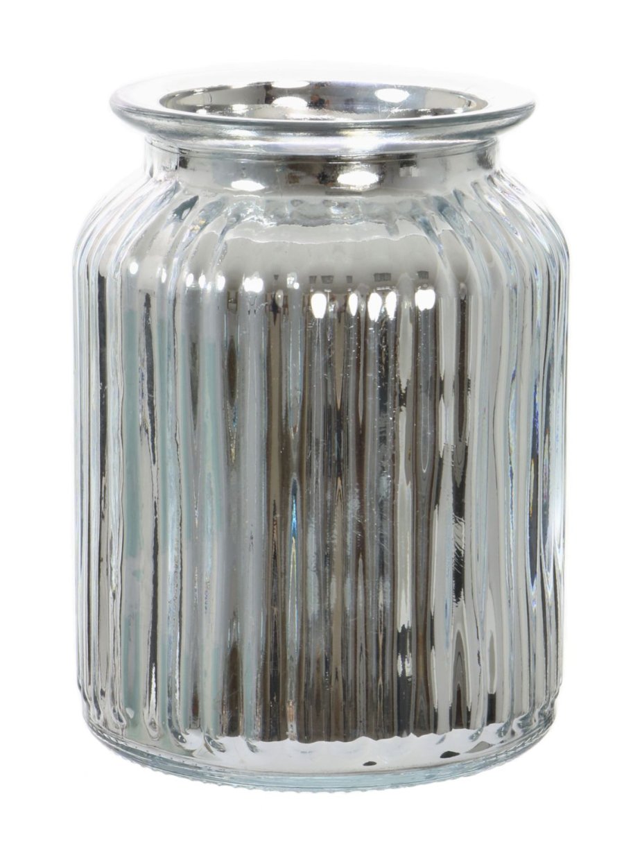 Medium Ribbed Jar (14.5cm)