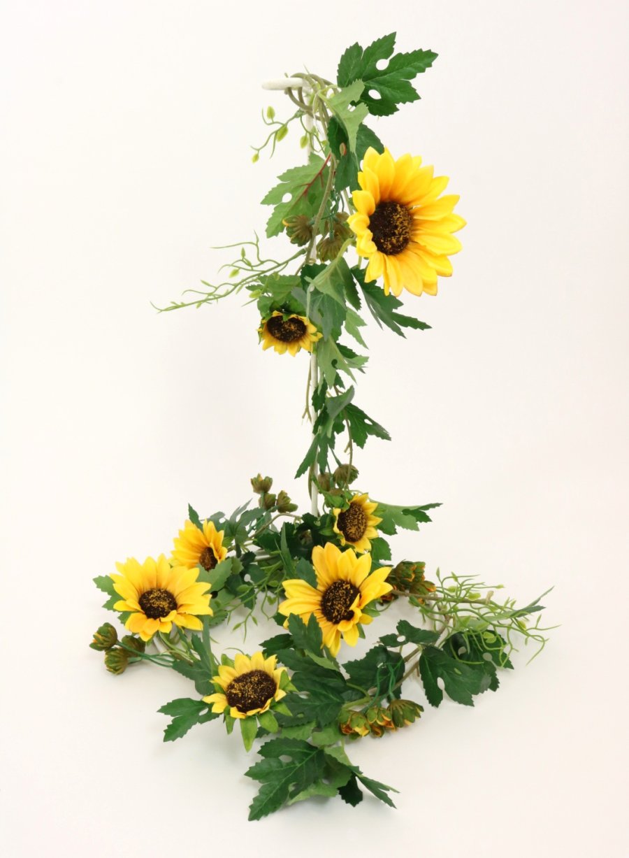 Silk Sunflower Garland