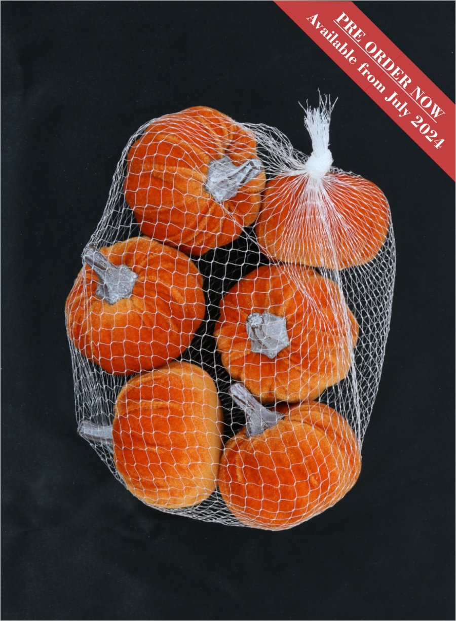 Velvet Pumpkin Bag (Medium)