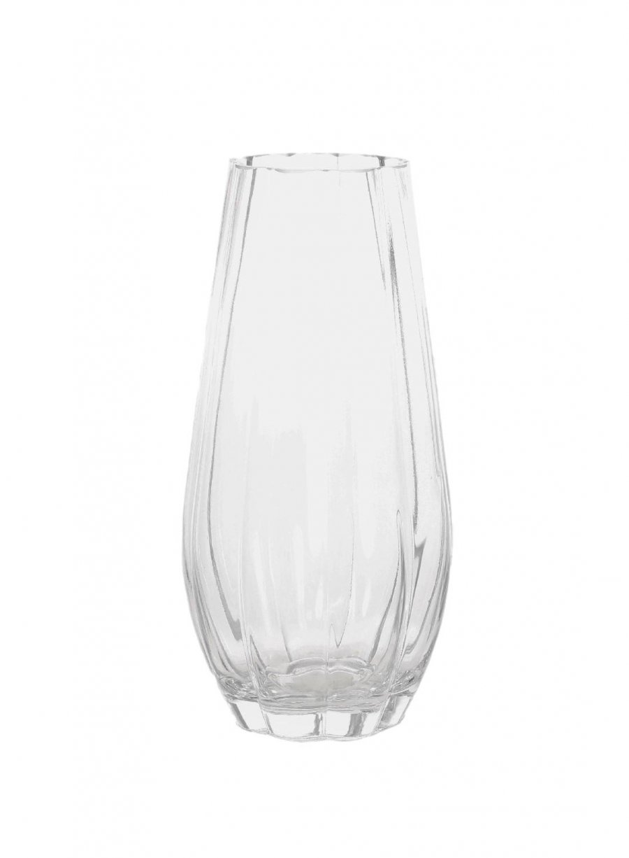 Lined Barrel Vase (25cm)