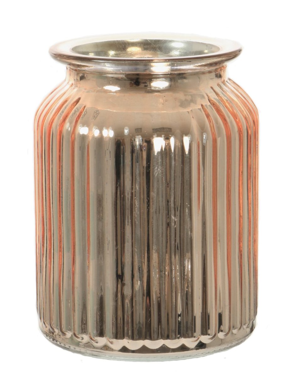 Medium Ribbed Jar (14.5cm)